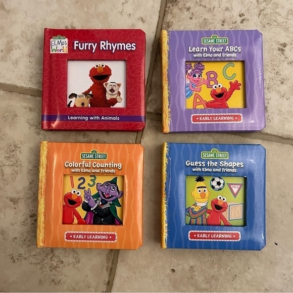 Sesame Street Board Book Lot 8 Books Early Learning - Picture 2 of 6